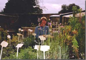 Penny at Rosemary Verey's Barnsley Garden