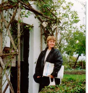 Penny at Purton's Rose Tree Cottage 1990