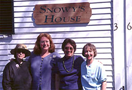 Snowy's sign on Kirk's house