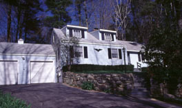 exterior of Ruth's friends's home; the friend was her inspiration for 