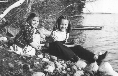 Ruth and Penny in childhood